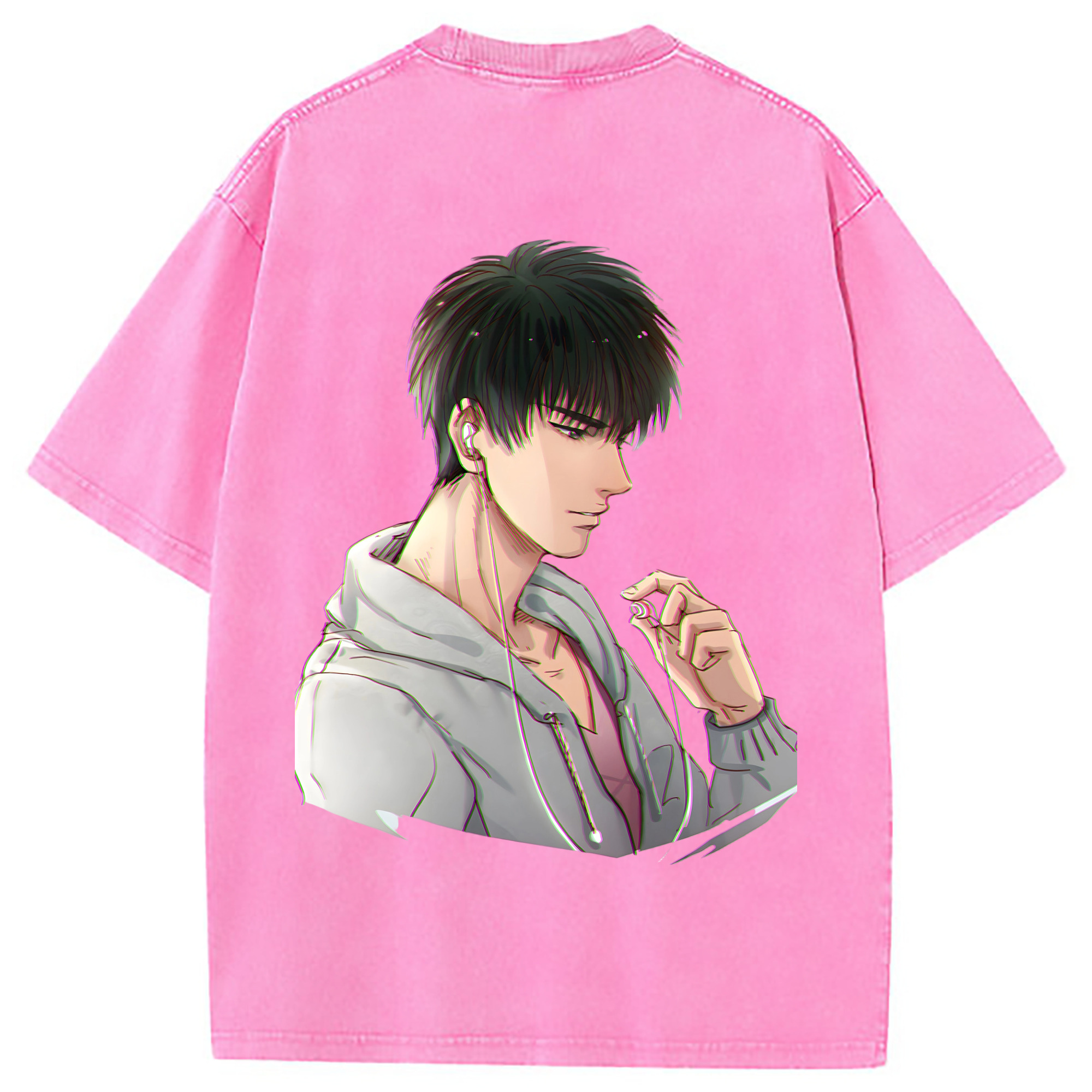（画像用） SLAM DUNK／スラムダンク 綿100% ヴィンテージ風 半袖Tシャツ（背面プリント）